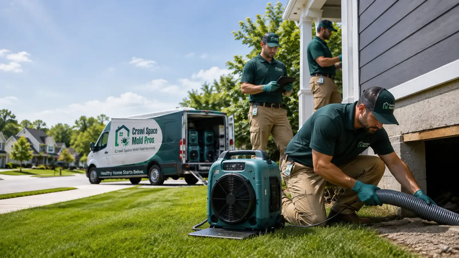 Crawl Space Mold Removal in Saugus, MA